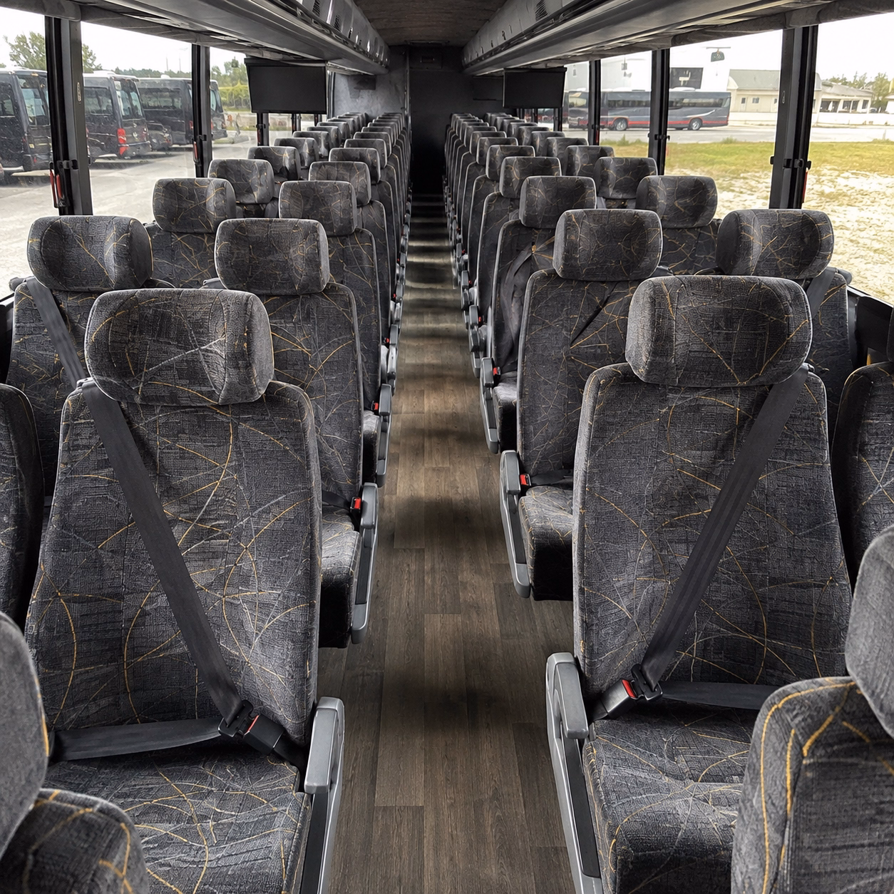 coordinating out of state family groups is exactly what a charter bus is built for